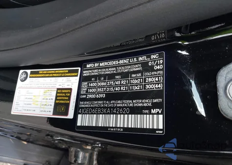 2019 Mercedes-Benz Amg Gle 43 Coupe 4Matic from USA, damaged, VIN 4JGED6EB3KA142620